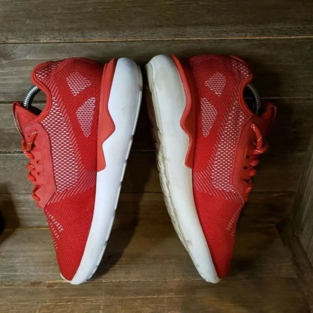 Mens Adidas Tubular Runner Weave Scarlet Red Athletic Shoes Sneakers Size 8‎ M